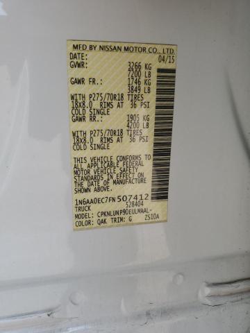 2015 NISSAN TITAN S - 1N6AA0EC7FN507412