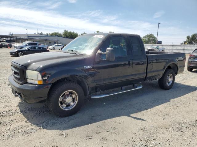 FORD F250 SUPER 2002 black  gas 1FTNX20S82EC97524 photo #1