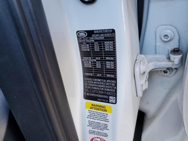 2021 LAND ROVER RANGE ROVER EVOQUE S - SALZJ2FX3MH149023