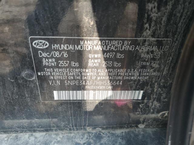 2017 HYUNDAI SONATA SPO - 5NPE34AF7HH536644