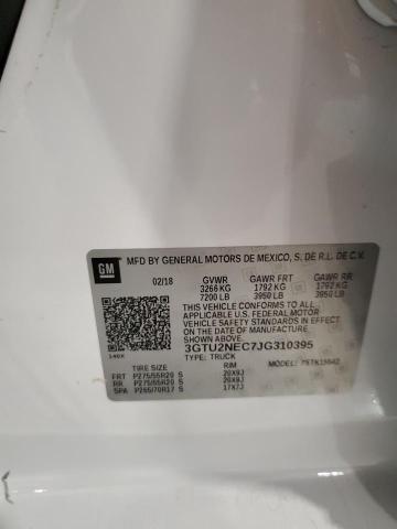2018 GMC SIERRA K15 3GTU2NEC7JG310395