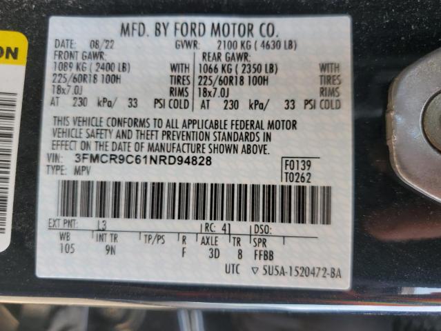 2022 FORD BRONCO SPO - 3FMCR9C61NRD94828