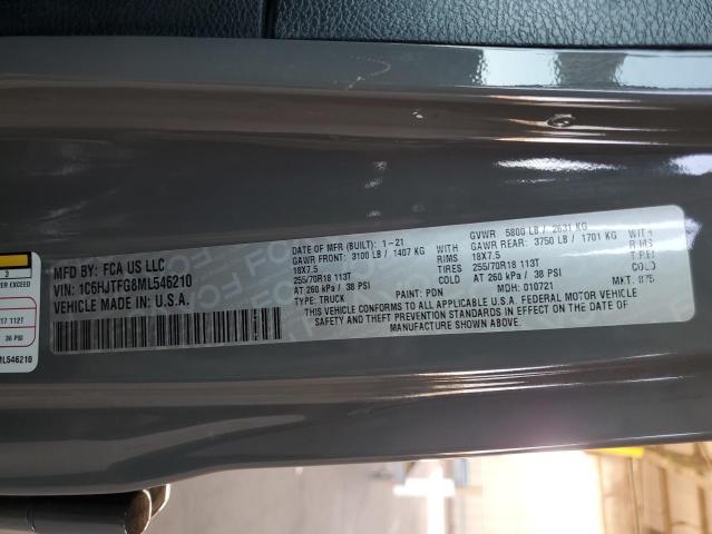 2021 JEEP GLADIATOR 1C6HJTFG8ML546210