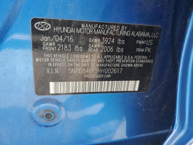 2017 HYUNDAI ELANTRA SE - 5NPD84LF5HH002617