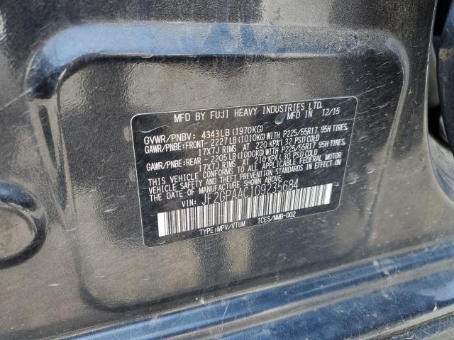 2016 SUBARU CROSSTREK JF2GPAAC1G9235684