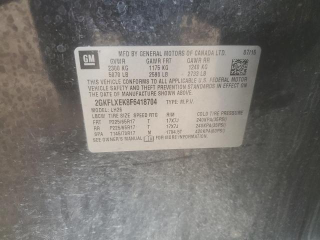 2015 GMC TERRAIN SL 2GKFLXEK8F6418704