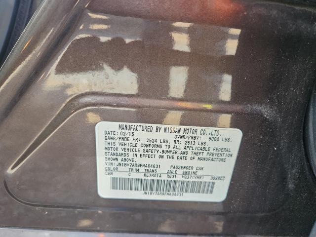 2015 INFINITI Q50 BASE JN1BV7AR9FM404631