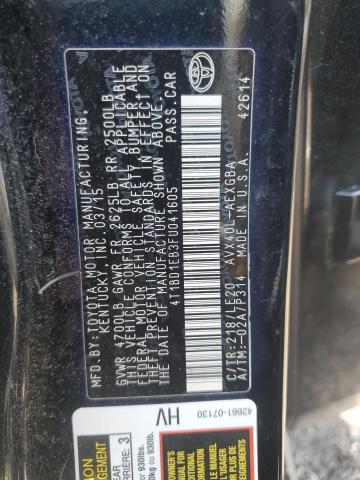 2015 TOYOTA AVALON HYB 4T1BD1EB3FU041605