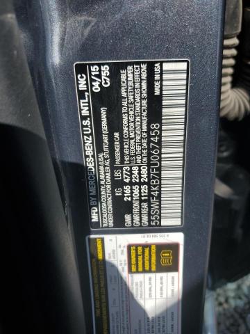 2015 MERCEDES-BENZ C 300 4MAT 55SWF4KB7FU067458