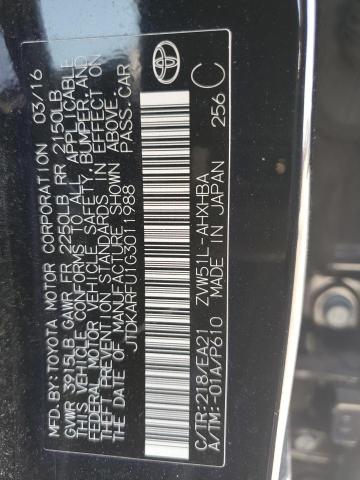 2016 TOYOTA PRIUS JTDKARFU1G3011988