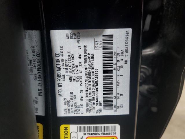 2021 FORD BRONCO SPO 3FMCR9D97MRA66756