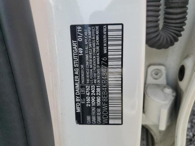 2019 MERCEDES-BENZ C 300 4MAT - WDDWF8EB4KR484776