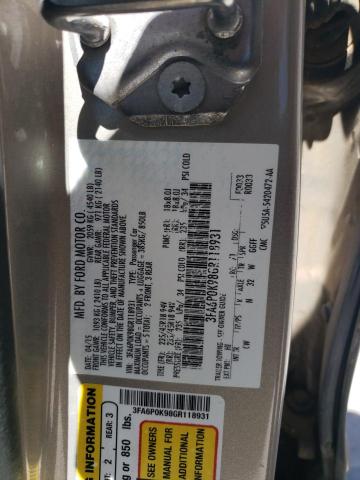 2016 FORD FUSION TIT 3FA6P0K98GR118931