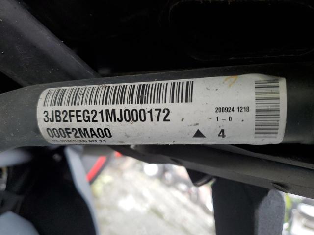 2021 CAN-AM RYKER - 3JB2FEG21MJ000172