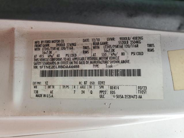 2011 FORD ECONOLINE #3305443188