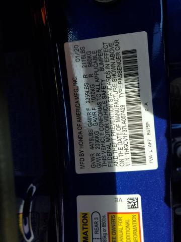 2020 HONDA ACCORD SPO - 1HGCV1F37LA057429