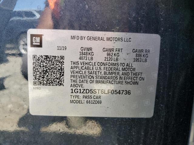 2020 CHEVROLET MALIBU LT - 1G1ZD5ST6LF054736