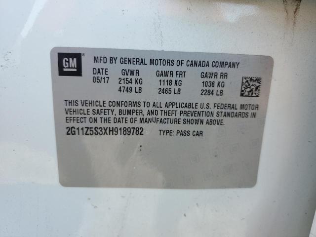 2017 CHEVROLET IMPALA LS 2G11Z5S3XH9189782