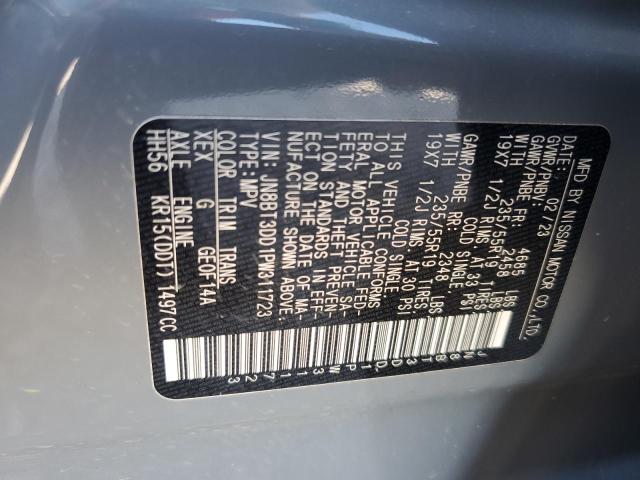 2023 NISSAN ROGUE PLAT JN8BT3DD1PW311723