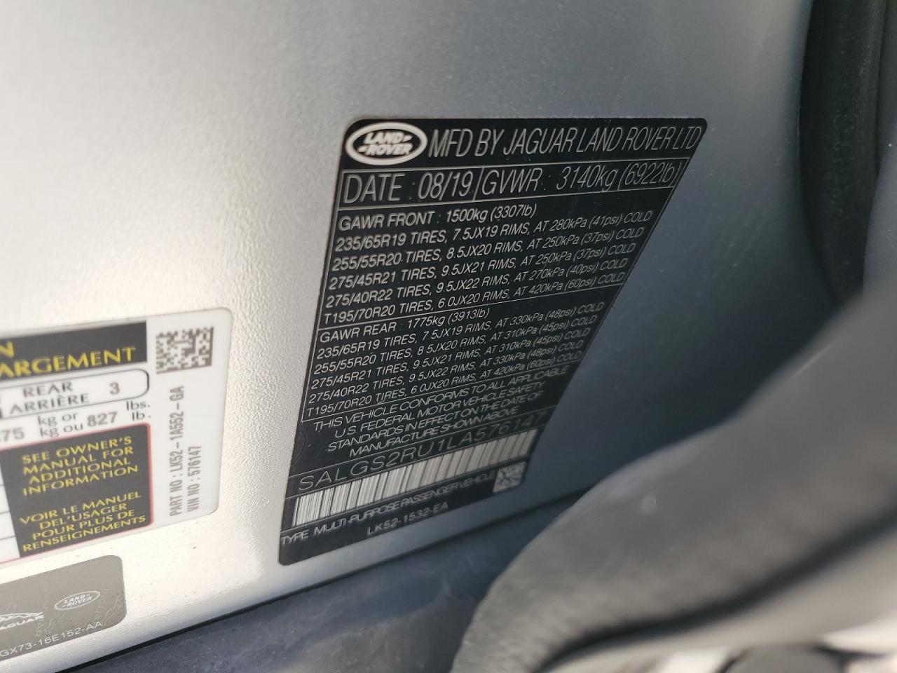 LAND ROVER RANGE ROVER HSE