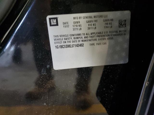 2018 CHEVROLET CRUZE LS 1G1BC5SM2J7143482