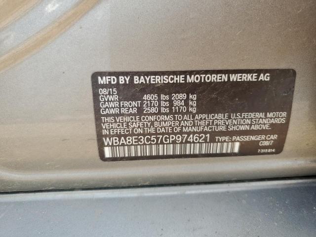2016 BMW 328 XI SUL WBA8E3C57GP974621