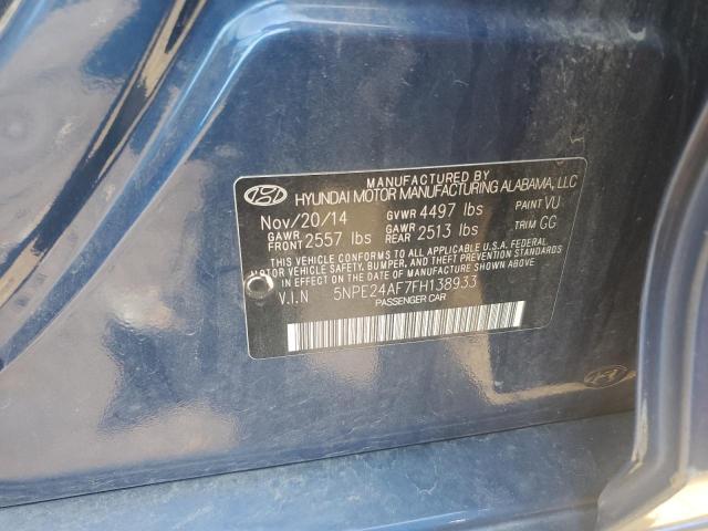 2015 HYUNDAI SONATA SE 5NPE24AF7FH138933