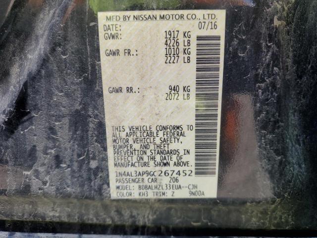 2016 NISSAN ALTIMA 2.5 - 1N4AL3AP9GC267452