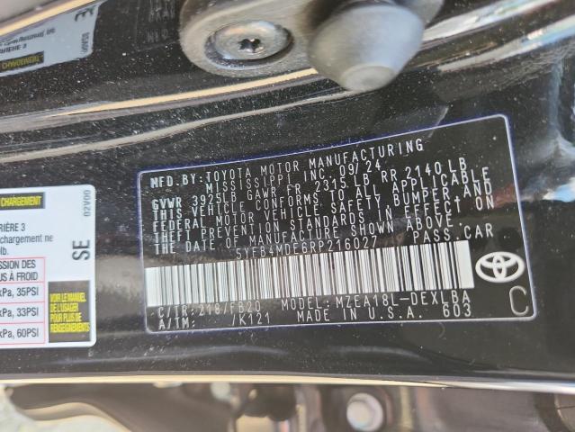 2024 TOYOTA COROLLA LE 5YFB4MDE6RP216027