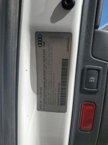 2017 AUDI A4 ULTRA P WAUKMAF48HN059306