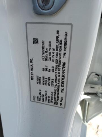 2023 TESLA MODEL 3 5YJ3E1EAXPF471946