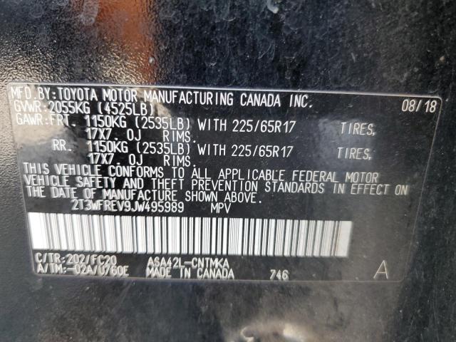 2018 TOYOTA RAV4 ADVEN 2T3WFREV9JW495989