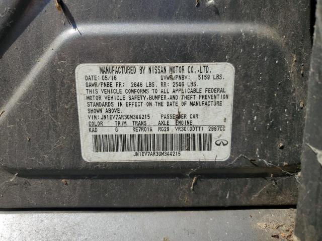 2016 INFINITI Q50 PREMIU JN1EV7AR3GM344215