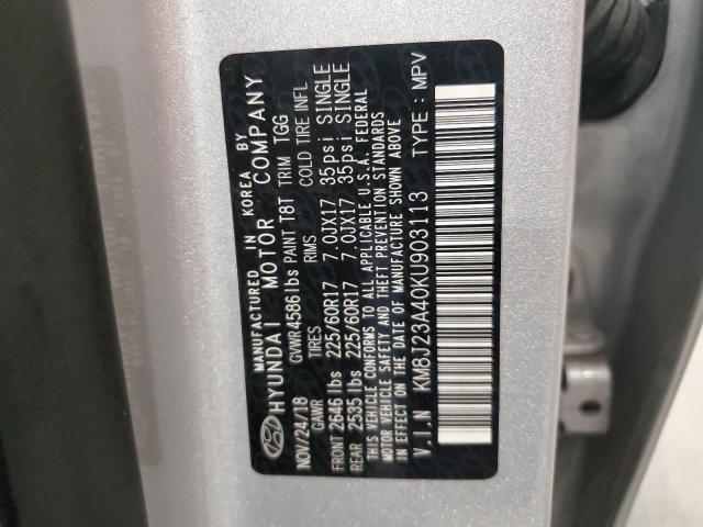 2019 HYUNDAI TUCSON SE - KM8J23A40KU903113