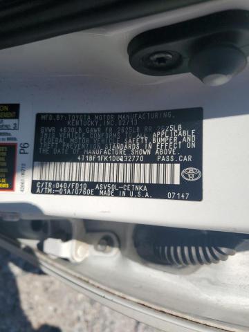2013 TOYOTA CAMRY L - 4T1BF1FK1DU232770