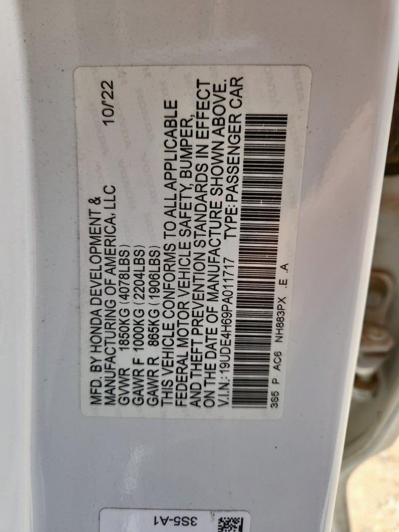 2023 ACURA INTEGRA A- 19UDE4H69PA011717