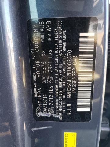 2015 HYUNDAI GENESIS 3. - KMHGN4JE2FU062370
