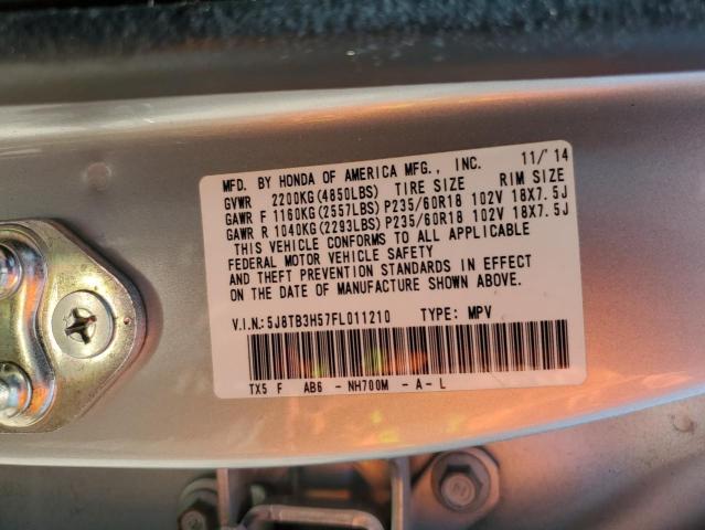 2015 ACURA RDX TECHNO 5J8TB3H57FL011210