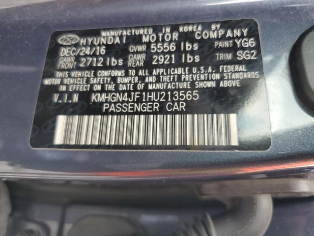 2017 GENESIS G80 ULTIMA KMHGN4JF1HU213565