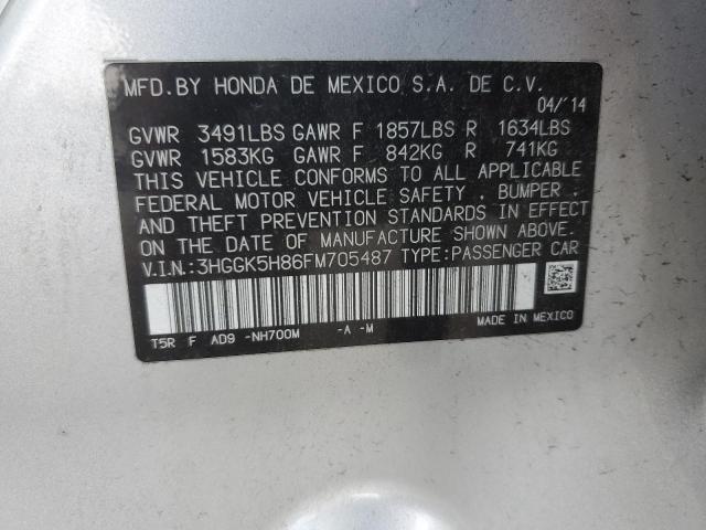 2015 HONDA FIT EX 3HGGK5H86FM705487