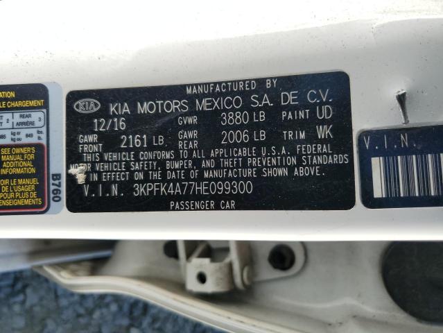2017 KIA FORTE LX 3KPFK4A77HE099300