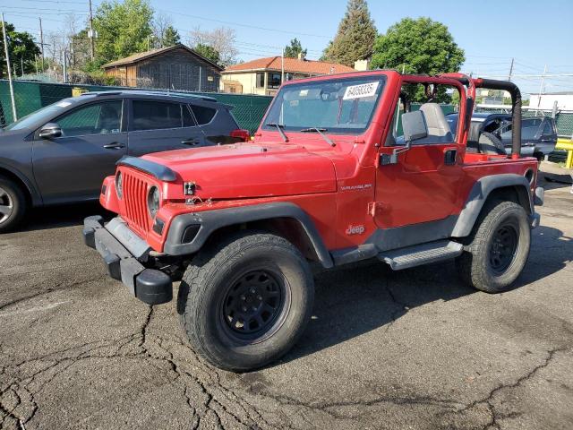 JEEP WRANGLER / 1998 red  gas 1J4FY29P2WP767051 photo #1