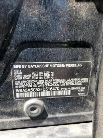 2015 BMW 528 I WBA5A5C5XFD516470