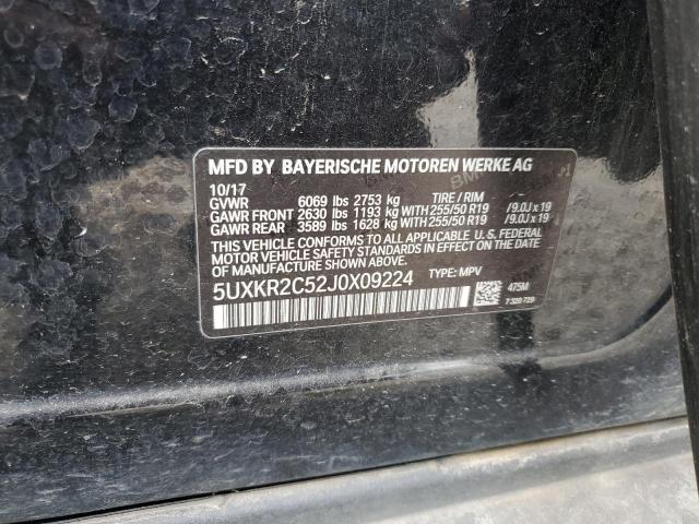 2018 BMW X5 SDRIVE3 5UXKR2C52J0X09224