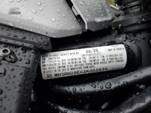 2025 YAMAHA MT-03 MH3RH28E6SK002839