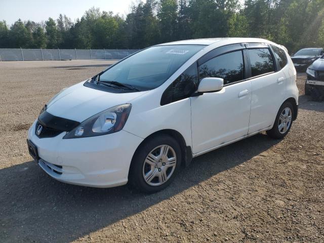 HONDA FIT LX 2013 white  gas LUCGE8H51D3006033 photo #1