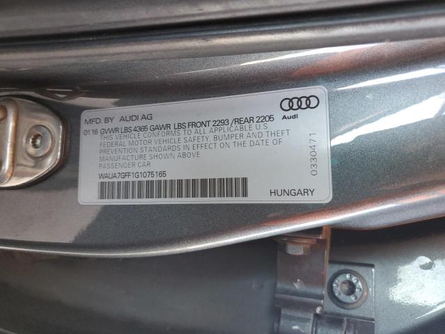 2016 AUDI A3 PREMIUM - WAUA7GFF1G1075165