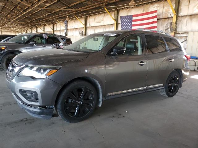 NISSAN PATHFINDER 2017 gray  gas 5N1DR2MN3HC684900 photo #1