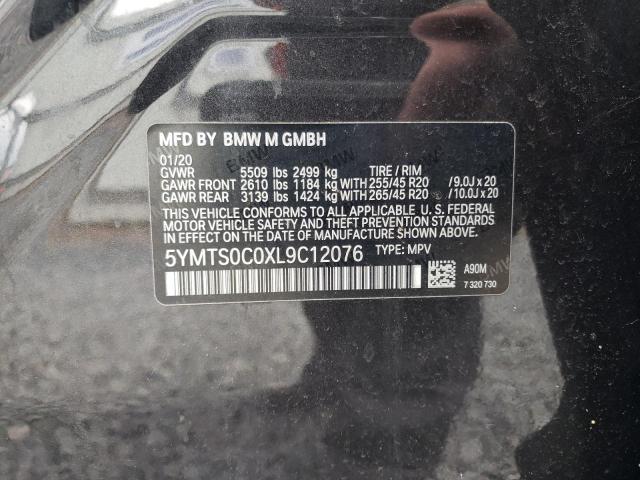 2020 BMW X3 M COMPE 5YMTS0C0XL9C12076