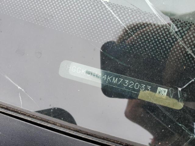 2019 HONDA FIT LX 3HGGK5H44KM732033